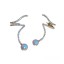 Brincos Ear Cuff Dourados com Pérolas