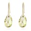 Brincos Pendentes Dourados com Swarovski Citrus