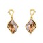Brincos com Swarovski Bronze