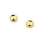 Brincos de Bolas Douradas - 0,5cm
