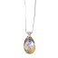 Colar com Swarovski Multicolor Translúcido