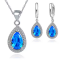 Conjunto de Gotas Azuis