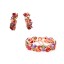 Conjunto Luxo Rosê com Pedras Brasileiras