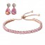 Conjunto com Zircônias Rosa