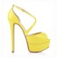 Peep Toe - Amarelo Fosco