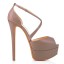 Peep Toe - Marrom Fosco