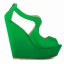 Peep Toe - Anabela Verde