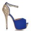 Peep Toe - Brilhante Azul