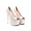 Peep Toe - Prata com Renda