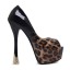 Peep Toe - Preto de Oncinha