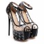 Peep Toe - Transparente com Spikes