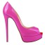 Peep Toe - Verniz Roxo