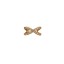 Piercing Falso Dourado do Infinito
