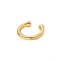 Piercing Falso Dourado Liso