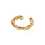 Piercing Falso Dourado Torcido