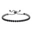 Pulseira Ajustável com Zircônias Negras