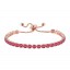 Pulseira Ajustável Rosê Vermelha