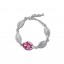 Pulseira com Cristal Rosa