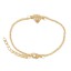 Pulseira Dourada com Diamante