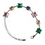 Pulseira com Zircônias Coloridas