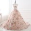 Vestido de Debutante Rosa Florido - V00033