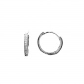 Argolas com Zircônias - 1,4cm