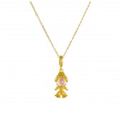 Colar Dourado da Bela