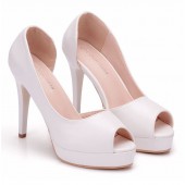 Peep Toe - Branco 